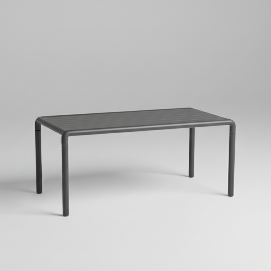 Serena Sofa Set – Elegant Fiberglass-Reinforced 4-Seater Outdoor Lounge with Coffee Table