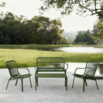 Serena Sofa Set – Elegant Fiberglass-Reinforced 4-Seater Outdoor Lounge with Coffee Table