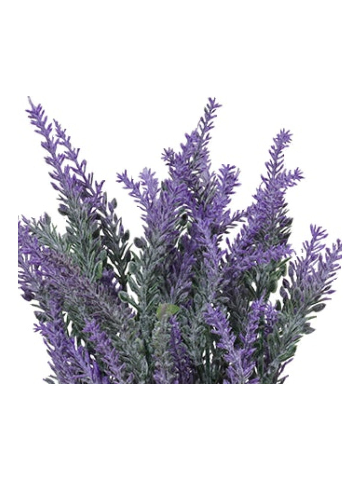 Artificial lavender plant close-up