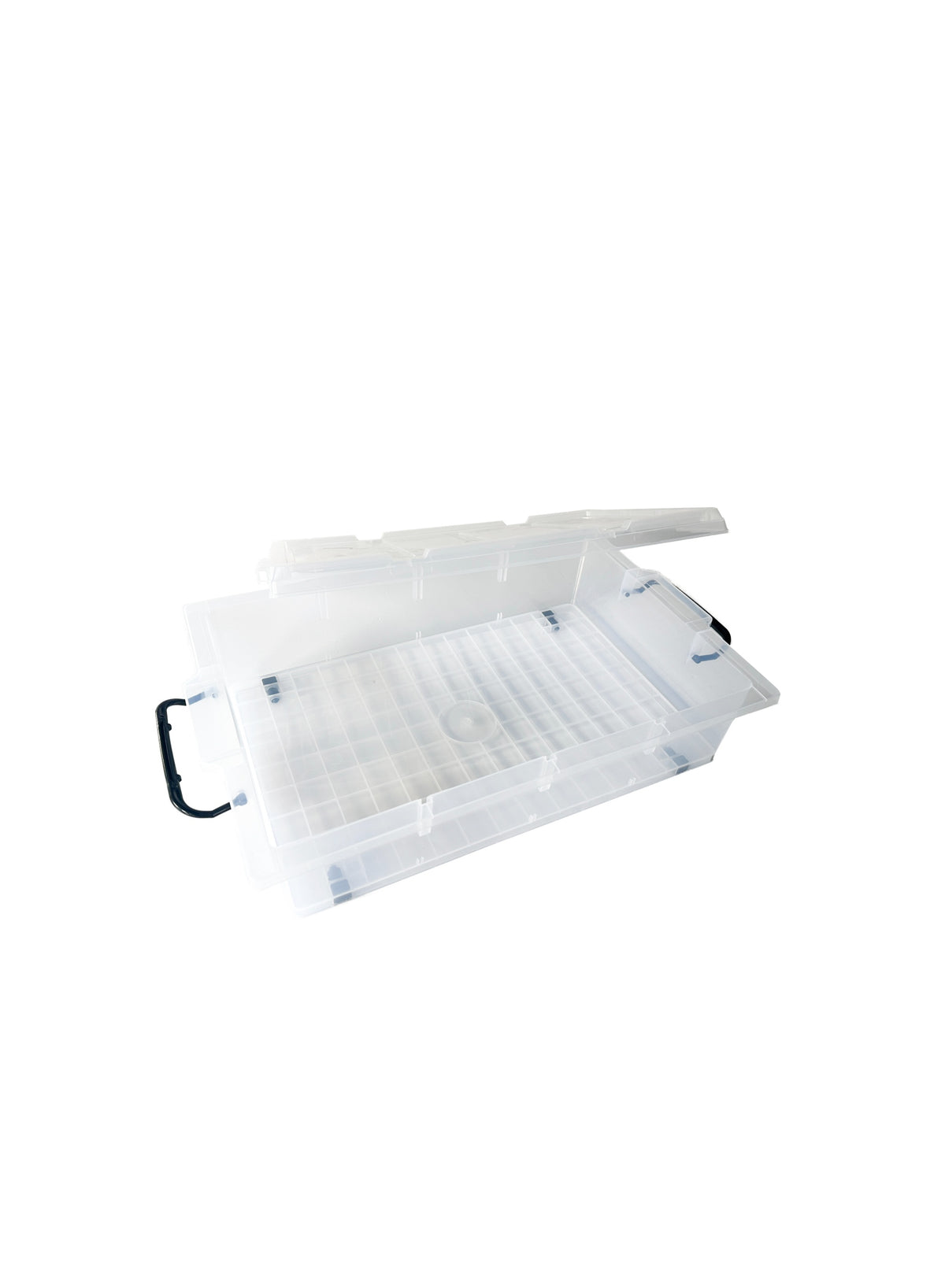 25L Underbed Storage Box with lid open