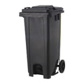 120L Heavy-Duty Wheeled Bin with Central Foot Pedal & Lid – UV-Resistant HDPE, 8.8 kg