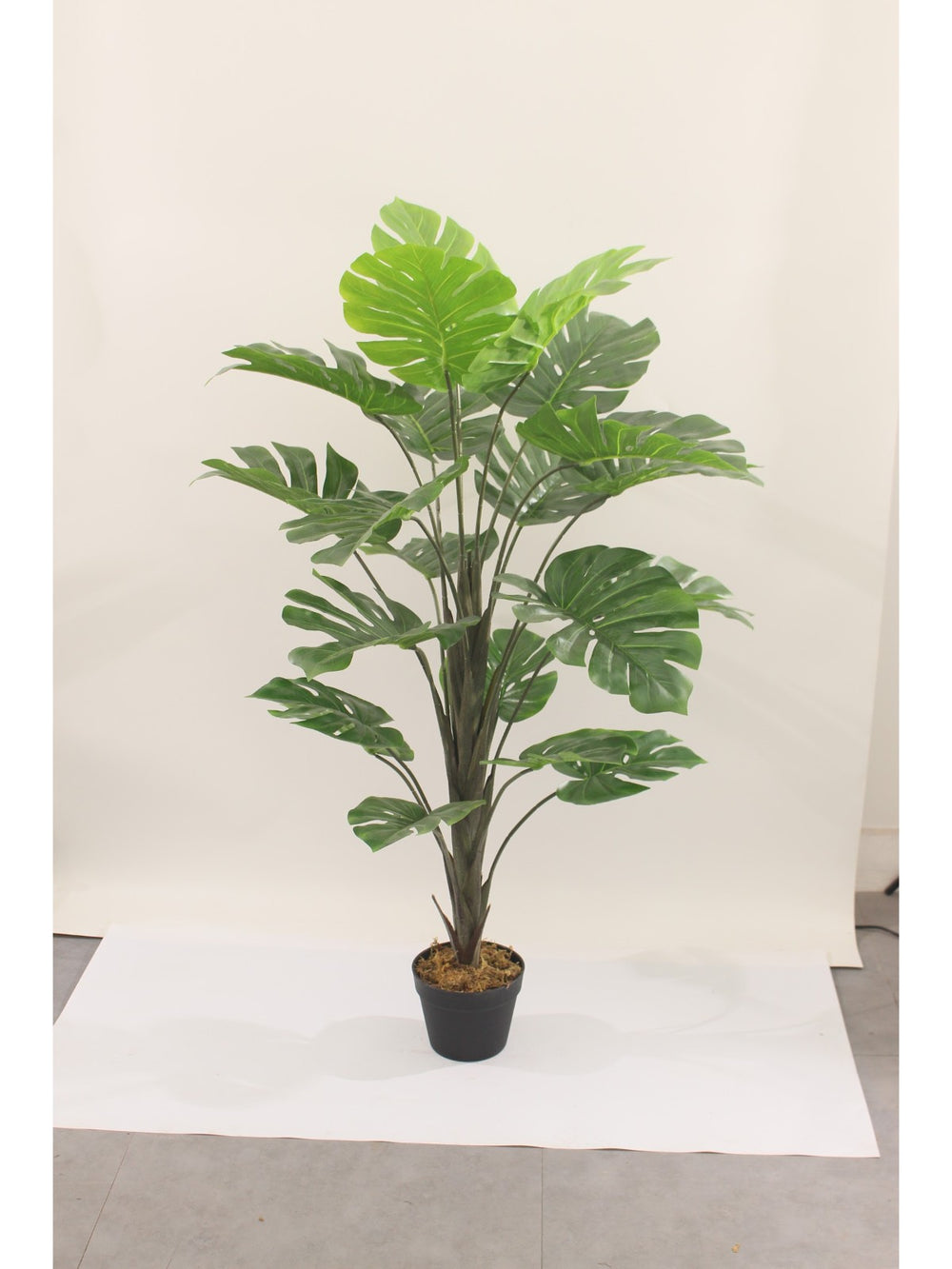 Marcolo artificial monstera plant 130 cm front view