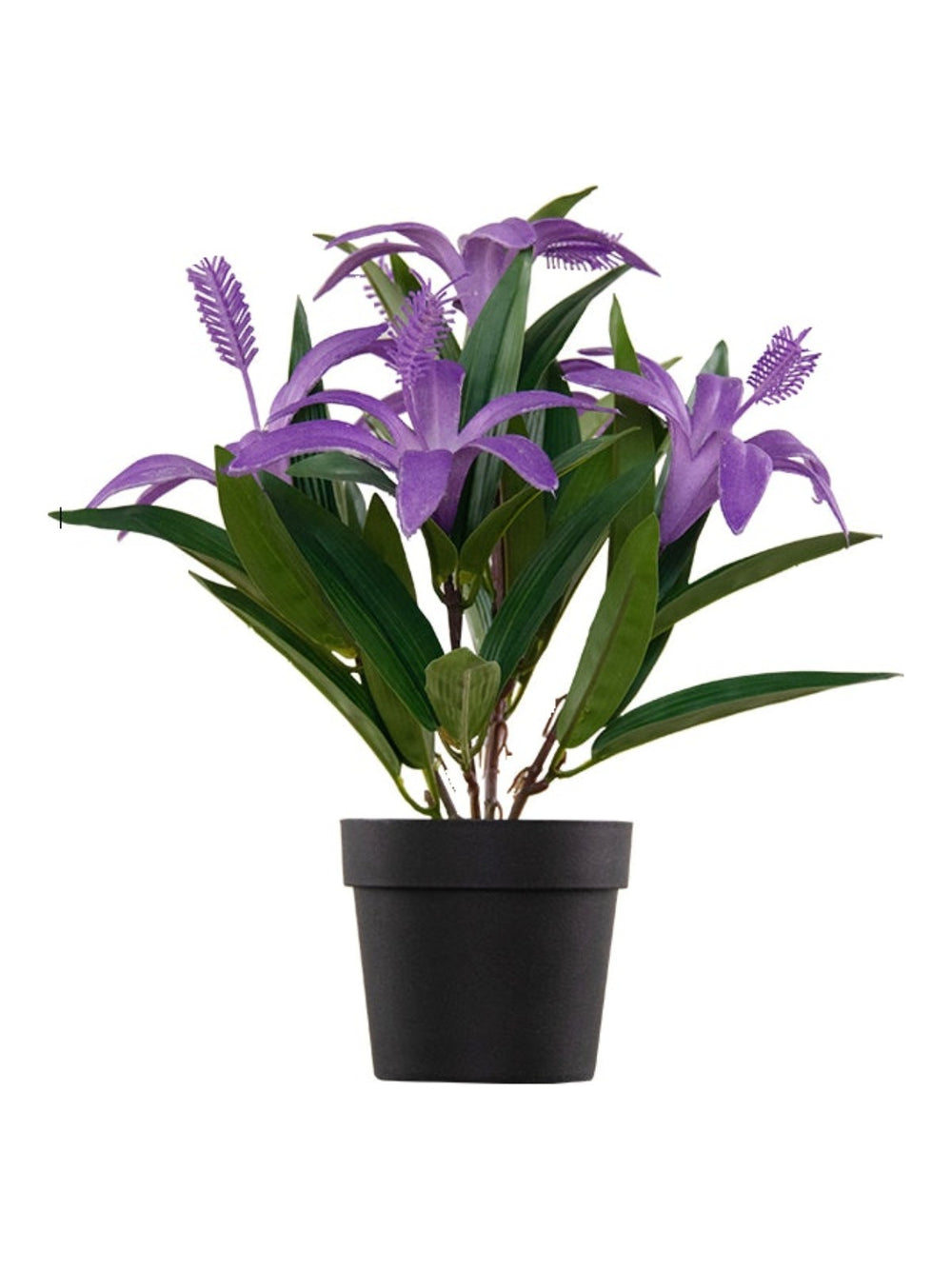 Artificial lily plant purple