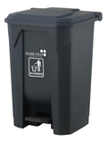 100L Pedal Waste Bin with Foot Pedal Lid for Indoor & Outdoor