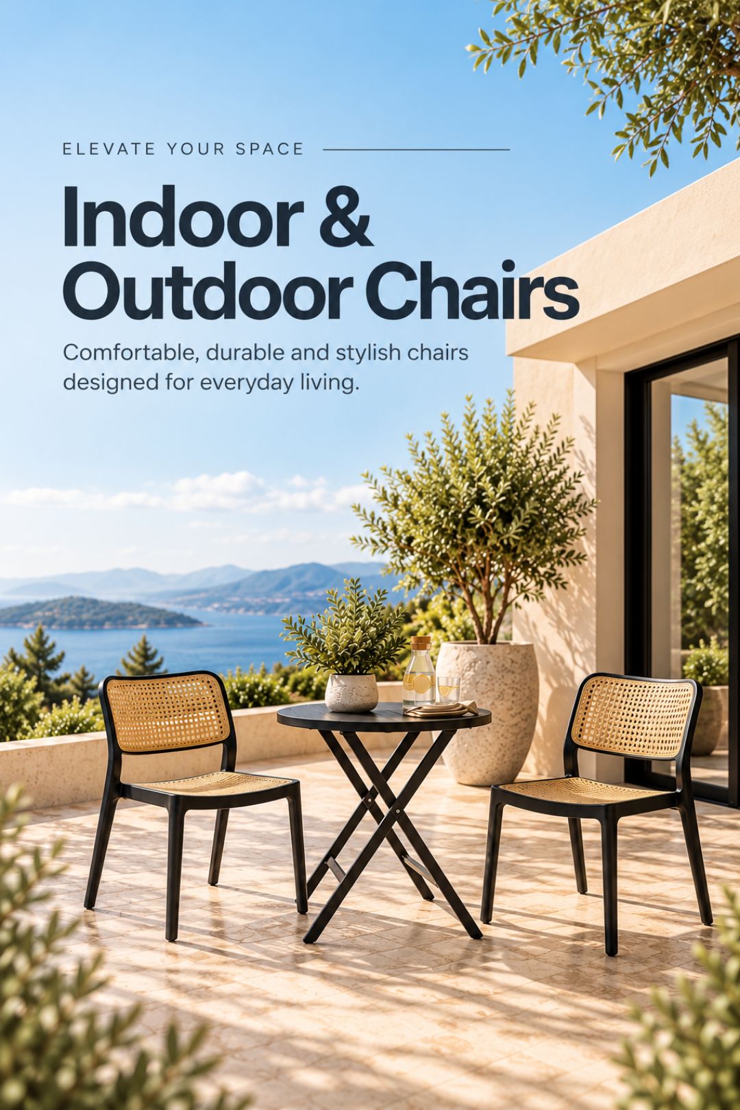 Indoor and outdoor chairs