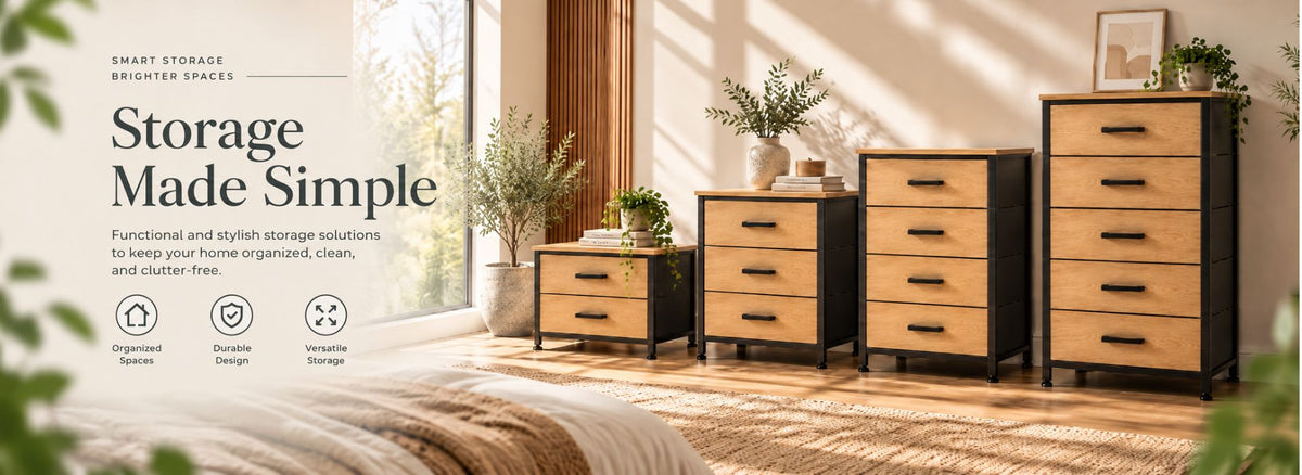 Storage made simple – drawer units and storage