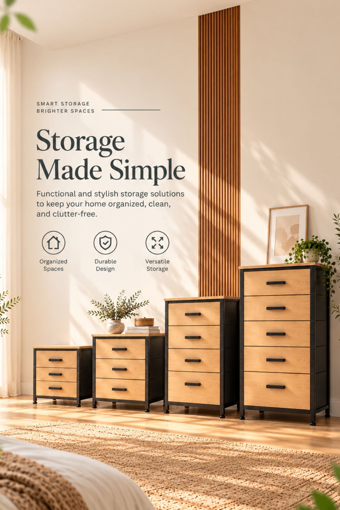 Storage made simple – drawer units and storage