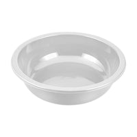 5L round plastic basin in white