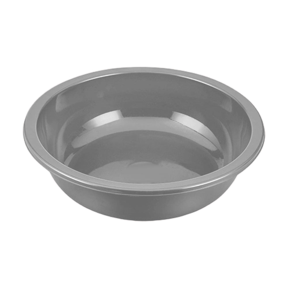 20L large round plastic basin, grey