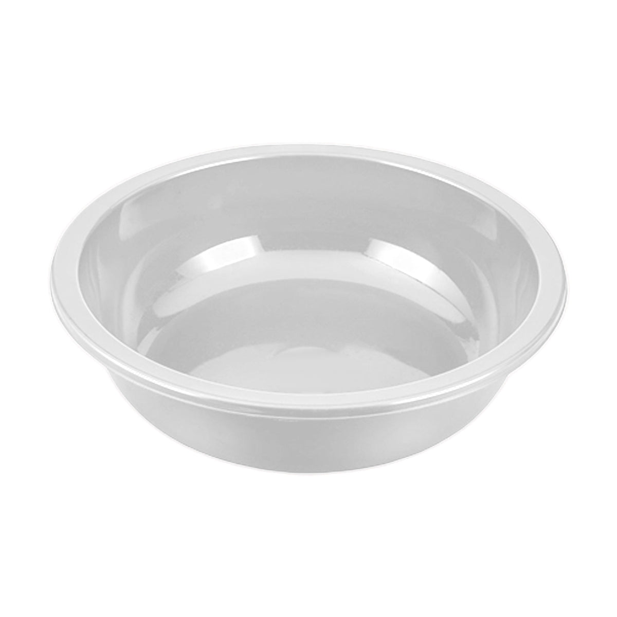 20L large round plastic basin, white