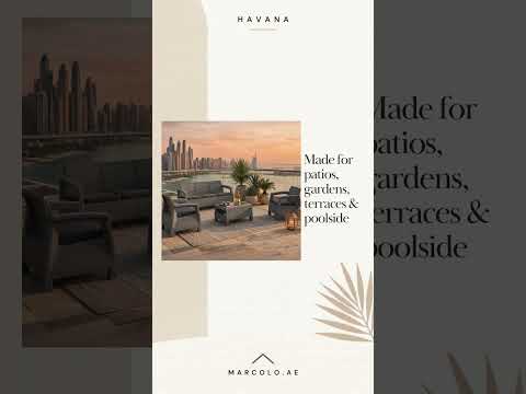 Havana 5-Seater Outdoor Sofa Set video