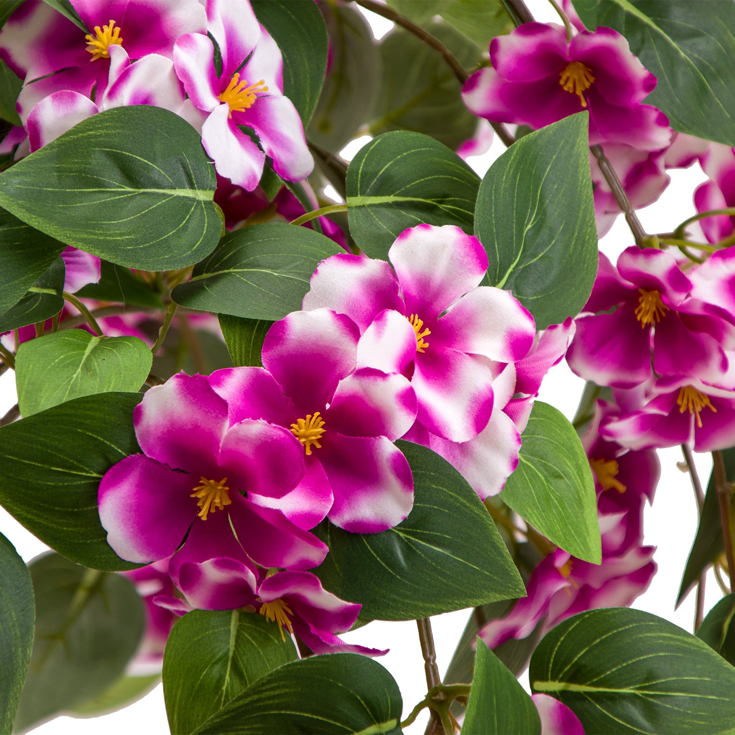 Artificial pink and white crabapple flowers by Marcolo.