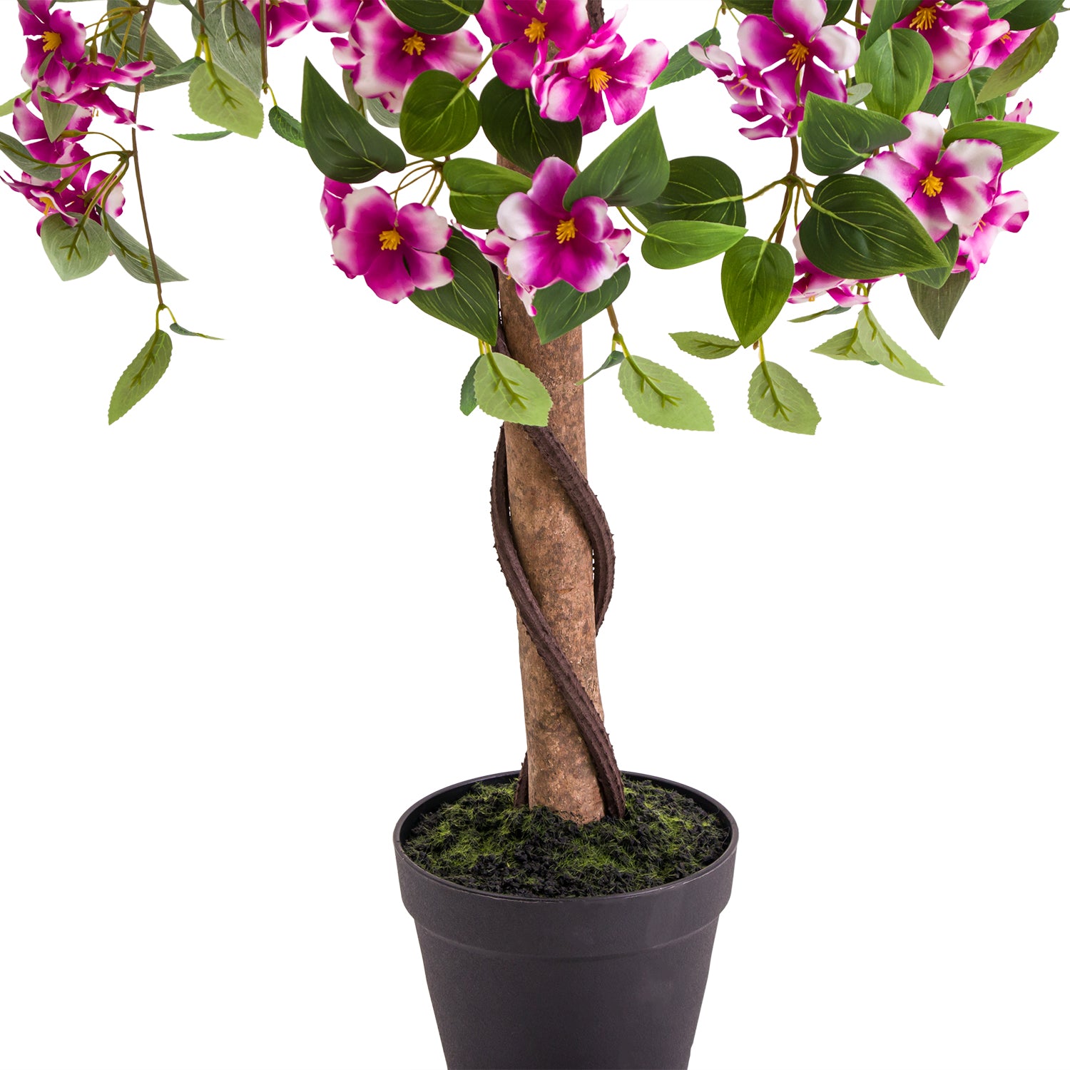 White artificial crabapple flowers by Marcolo brand.