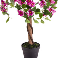 White artificial crabapple flowers by Marcolo brand.