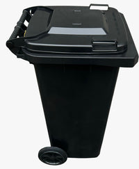 100L Side-Pedal Waste Bin with Wheels - view 4